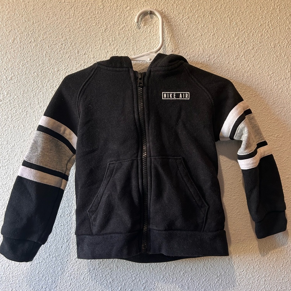Nike Black and Gray Kids Hoodie